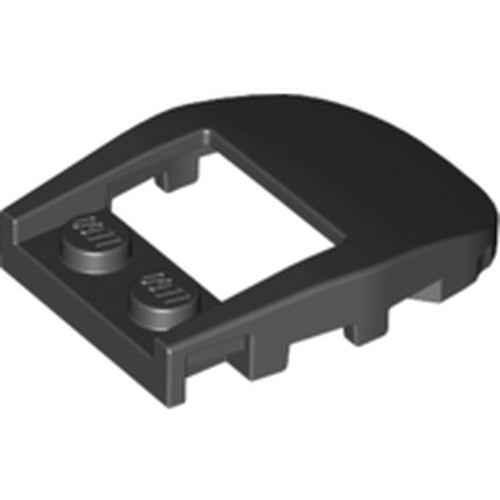 LEGO 50948 Wedge 4 x 3 Cut Back with Cutout, 2 Studs in Black - Authentic LEGO Part