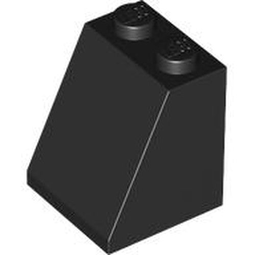 LEGO 3678b Slope 65 2 x 2 x 2 with Bottom Tube in Black - Authentic LEGO Part