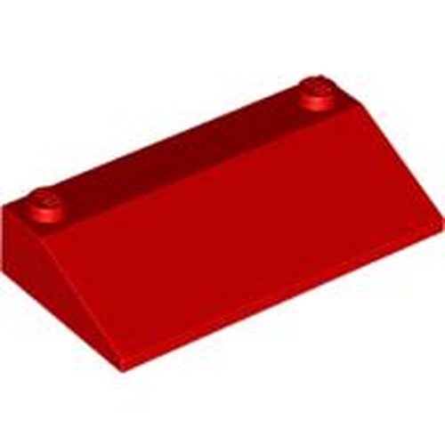LEGO 3939 Slope 33 3 x 6 with Inner Walls in Red - Authentic LEGO Part