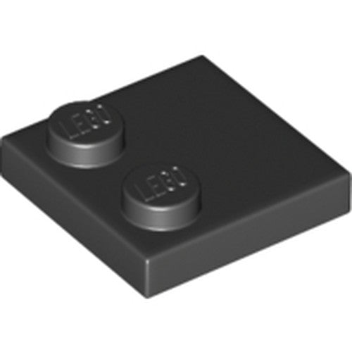 LEGO 33909 Tile, Modified 2 x 2 with Studs on Edge in Black - Authentic LEGO Part