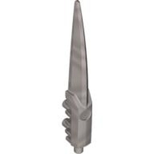 LEGO 92218 Hero Factory Weapon, Blade Long - Flexible Rubber in Flat Silver - Authentic LEGO Part