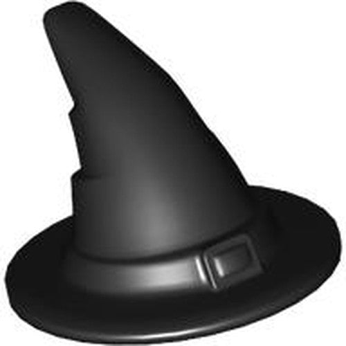 LEGO 6131 Minifigure, Headgear Hat, Wizard / Witch in Black - Authentic LEGO Part