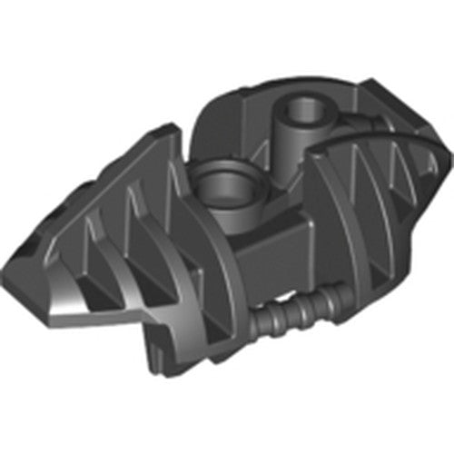 LEGO 53566 Bionicle Piraka Leg Upper Section Cover in Black - Authentic LEGO Part