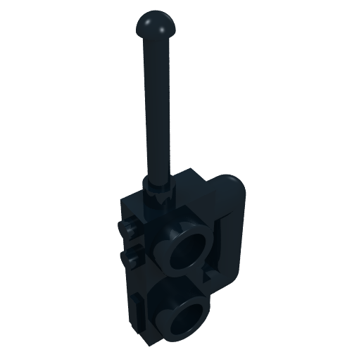 LEGO 3962b Minifigure, Utensil Radio with Extended Handle in Black - Authentic LEGO Part