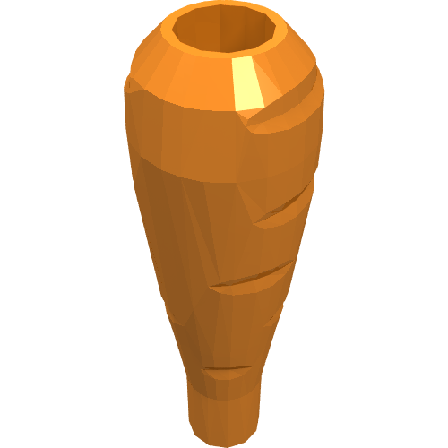 LEGO 33172 Carrot / Club in Orange - Authentic LEGO Part