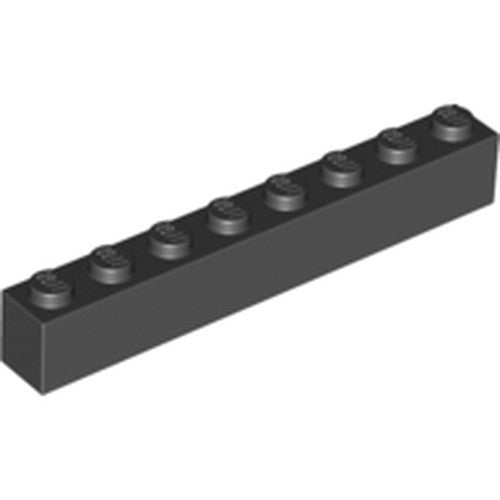 LEGO 3008 Brick 1 x 8 in Black - Authentic LEGO Part