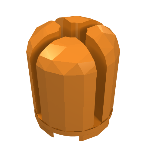 LEGO 33287 Brick, Round 2 x 2 x 2 Dome Top with Cross Cut Slots - Main Product Image