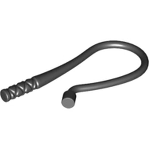 LEGO 88704 Minifigure, Weapon Whip Bent Flexible in Black - Authentic LEGO Part