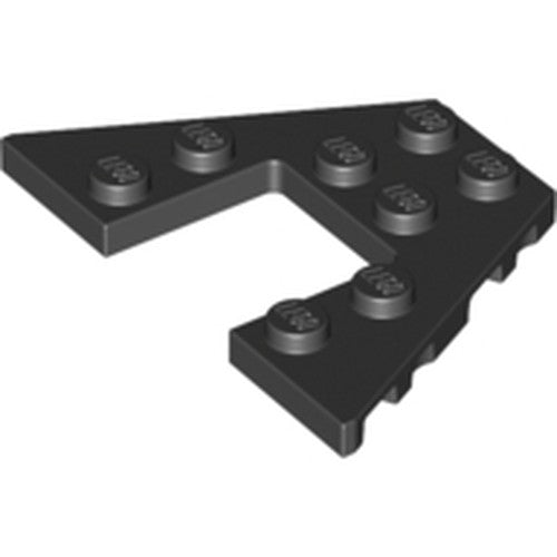 LEGO 47407 Wedge, Plate 4 x 6 in Black - Authentic LEGO Part