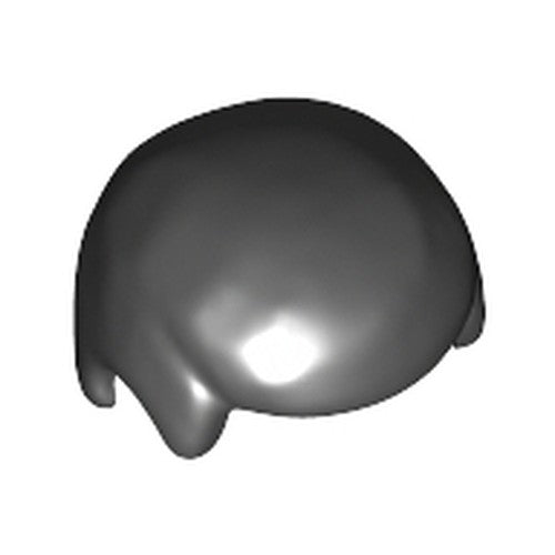 LEGO 3901 Minifigure, Hair Male Smooth in Black - Authentic LEGO Part