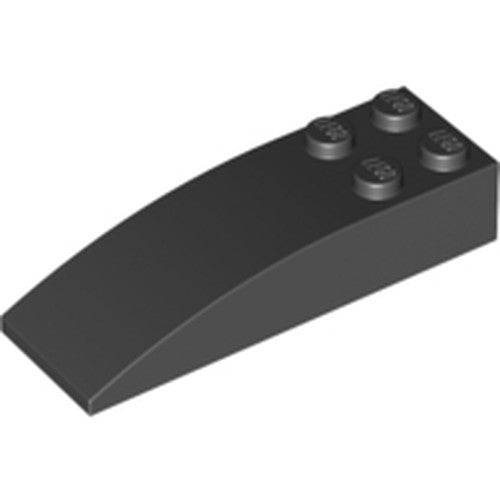 LEGO 44126 Slope, Curved 6 x 2 in Black - Authentic LEGO Part
