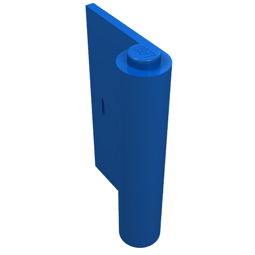 LEGO 3193a Door 1 x 3 x 3 Left with Thin Handle in Blue - Authentic LEGO Part