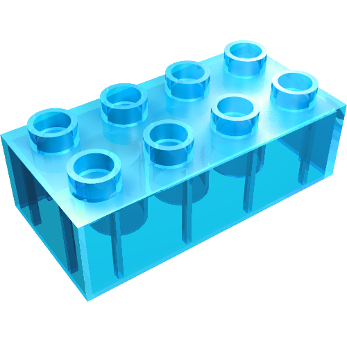LEGO 3011 Duplo, Brick 2 x 4 - Main Product Image