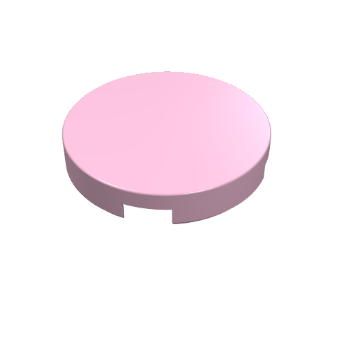 LEGO 4150 Tile, Round 2 x 2 in Bright Pink - Authentic LEGO Part