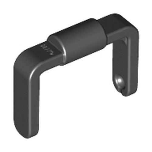 LEGO 95344 Minifigure, Utensil Bucket 1 x 1 x 1 Handle / Scooter Stand in Black - Authentic LEGO Part