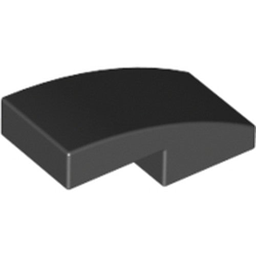 LEGO 11477 Slope, Curved 2 x 1 x 2/3 in Black - Authentic LEGO Part