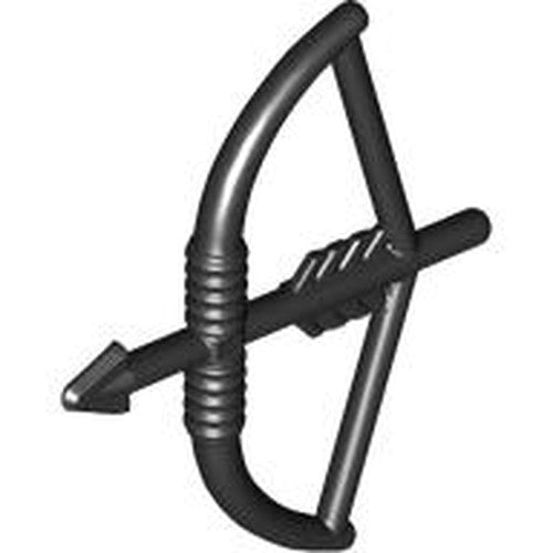 LEGO 4499 Minifigure, Weapon Bow, Longbow with Arrow Drawn in Black - Authentic LEGO Part