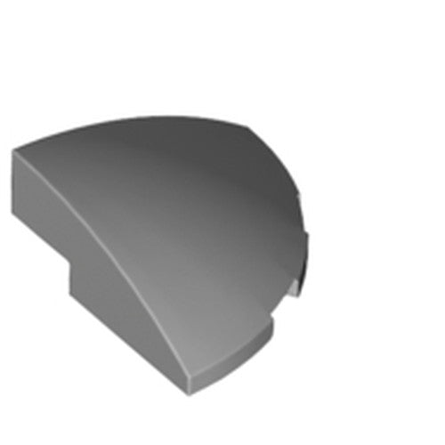 LEGO 76797 Slope, Curved 3 x 3 Corner Round in Light Bluish Gray - Authentic LEGO Part