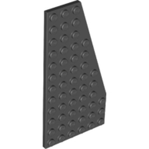 LEGO 30356 Wedge, Plate 12 x 6 Right in Black - Authentic LEGO Part