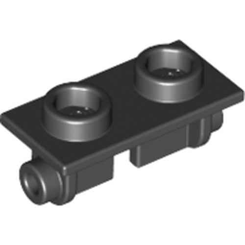 LEGO 3938 Hinge Brick 1 x 2 Top Plate in Black - Authentic LEGO Part