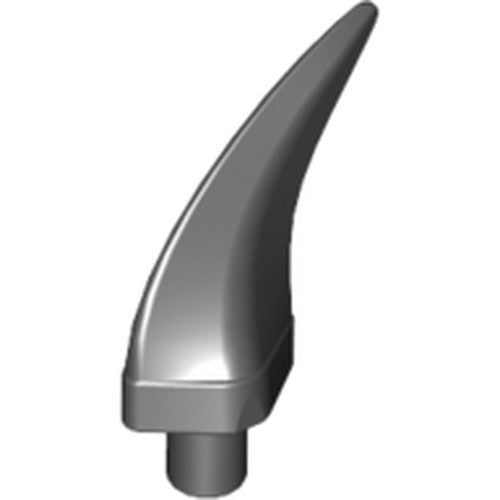 LEGO 87747 Barb / Claw / Horn / Tooth - Medium in Black - Authentic LEGO Part