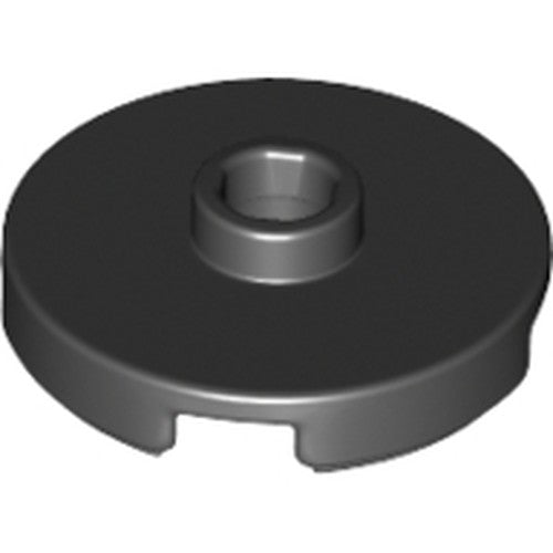 LEGO 18674 Tile, Round 2 x 2 with Open Stud in Black - Authentic LEGO Part