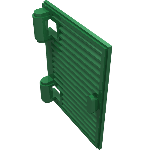 LEGO 60800a Shutter for Window 1 x 2 x 3 with Hinges and Handle - Main Product Image