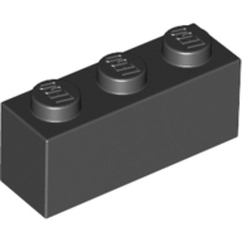 LEGO 3622 Brick 1 x 3 in Black - Authentic LEGO Part