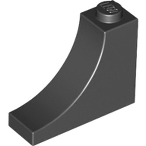 LEGO 18653 Arch 1 x 3 x 2 Inverted in Black - Authentic LEGO Part