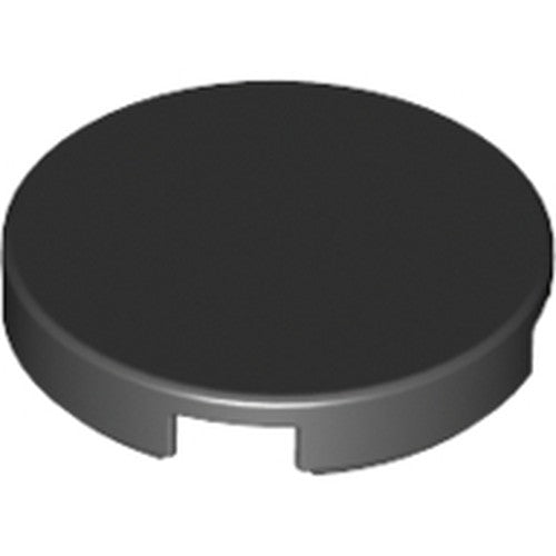 LEGO 14769 Tile, Round 2 x 2 with Bottom Stud Holder in Black - Authentic LEGO Part