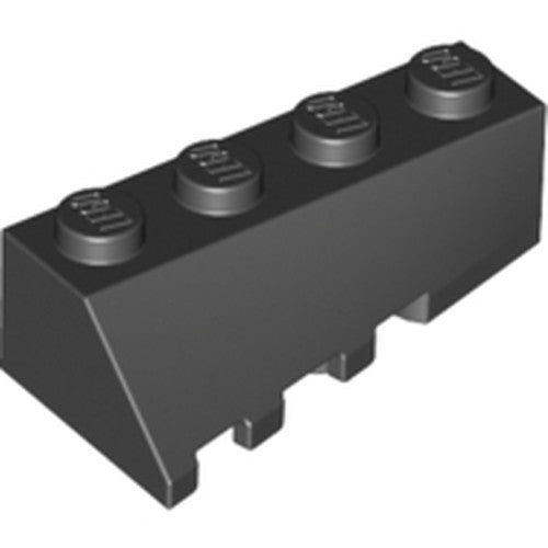 LEGO 43720 Wedge 4 x 2 Sloped Right in Black - Authentic LEGO Part