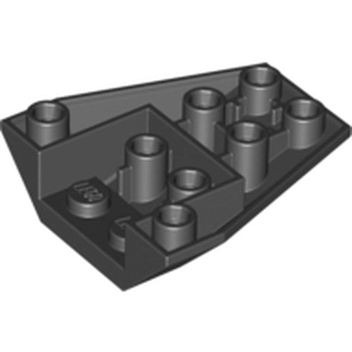 LEGO 13349 Wedge 4 x 4 Triple Inverted with Connections between 4 Studs in Black - Authentic LEGO Part