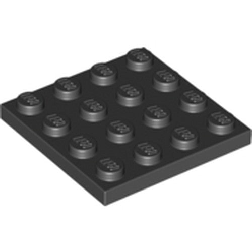 LEGO 3031 Plate 4 x 4 in Black - Authentic LEGO Part