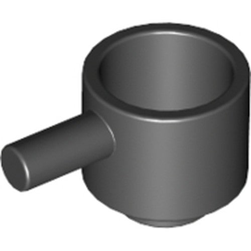 LEGO 4529 Minifigure, Utensil Saucepan in Black - Authentic LEGO Part