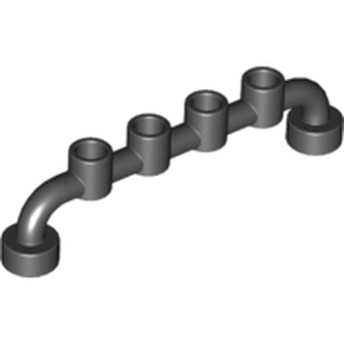 LEGO 6140 Bar 1 x 6 with Hollow Studs in Black - Authentic LEGO Part