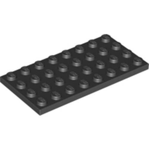 LEGO 3035 Plate 4 x 8 in Black - Authentic LEGO Part