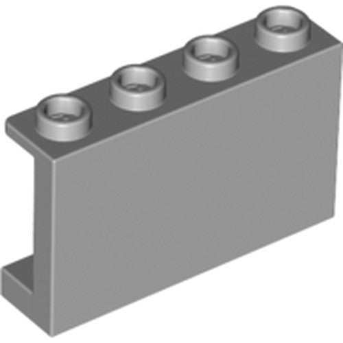 LEGO 14718 Panel 1 x 4 x 2 with Side Supports - Hollow Studs in Light Bluish Gray - Authentic LEGO Part