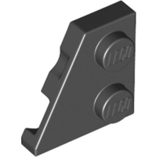 LEGO 24299 Wedge, Plate 2 x 2 Left in Black - Authentic LEGO Part