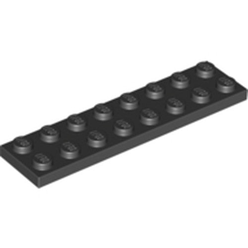 LEGO 3034 Plate 2 x 8 in Black - Authentic LEGO Part