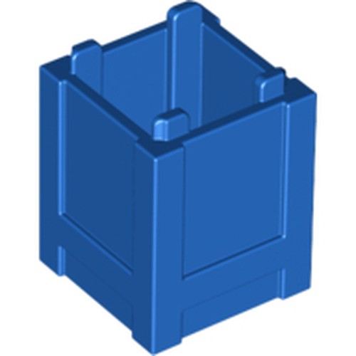 LEGO 61780 Container, Box 2 x 2 x 2 - Top Opening in Blue - Authentic LEGO Part