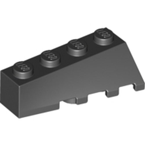 LEGO 43721 Wedge 4 x 2 Sloped Left in Black - Authentic LEGO Part