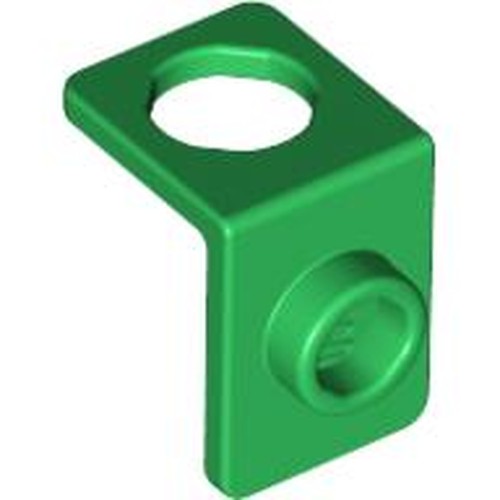 LEGO 42446 Minifigure Neck Bracket with Back Stud - Thin Back Wall in Green - Authentic LEGO Part