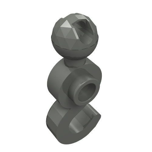 LEGO 30395 Hook with Tow Ball in Dark Bluish Gray - Authentic LEGO Part