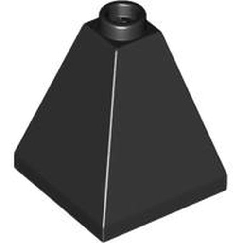 LEGO 3688 Slope 75 2 x 2 x 2 Quadruple Convex in Black - Authentic LEGO Part