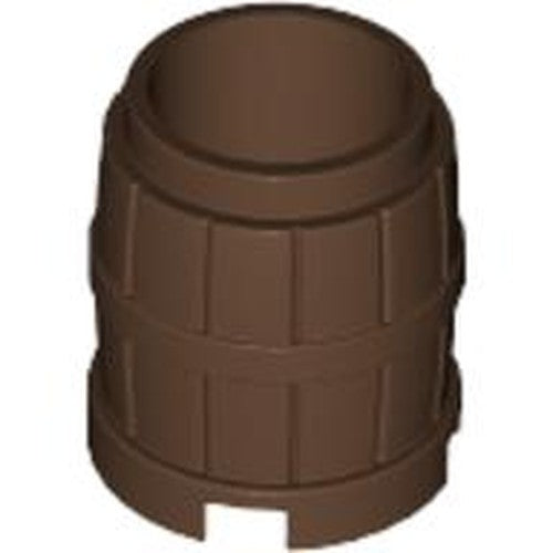 LEGO 2489 Container, Barrel 2 x 2 x 2 in Brown - Authentic LEGO Part