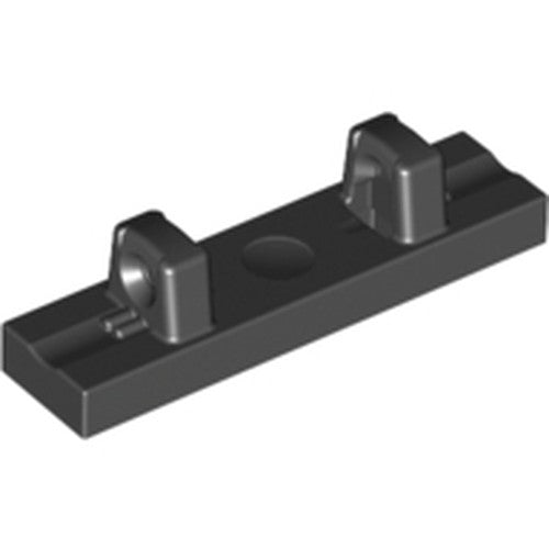 LEGO 44822 Hinge Tile 1 x 4 Locking Dual 1 Finger on Top in Black - Authentic LEGO Part