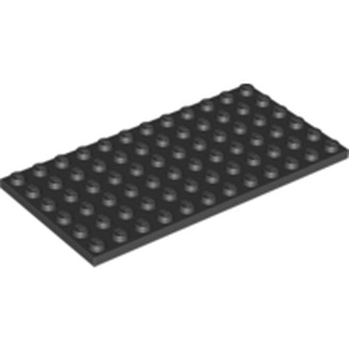 LEGO 3028 Plate 6 x 12 in Black - Authentic LEGO Part