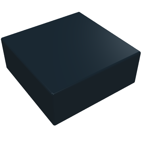 LEGO 3070a Tile 1 x 1 without Groove in Black - Authentic LEGO Part