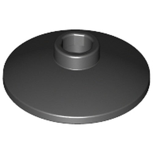 LEGO 4740 Dish 2 x 2 Inverted (Radar) in Black - Authentic LEGO Part