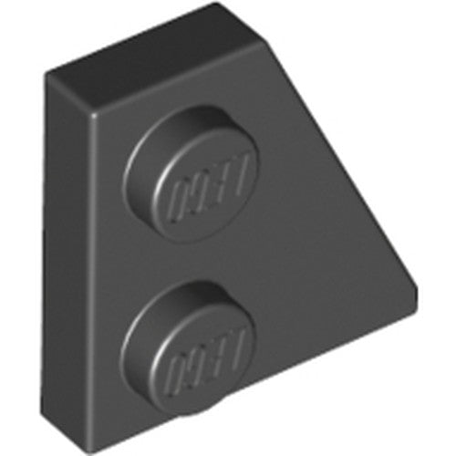 LEGO 24307 Wedge, Plate 2 x 2 Right in Black - Authentic LEGO Part